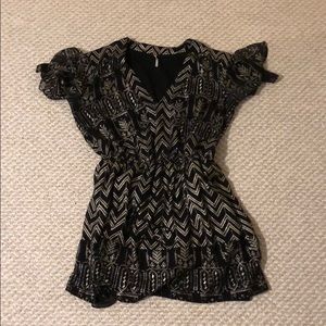 Free People Gold tunic. EUC.